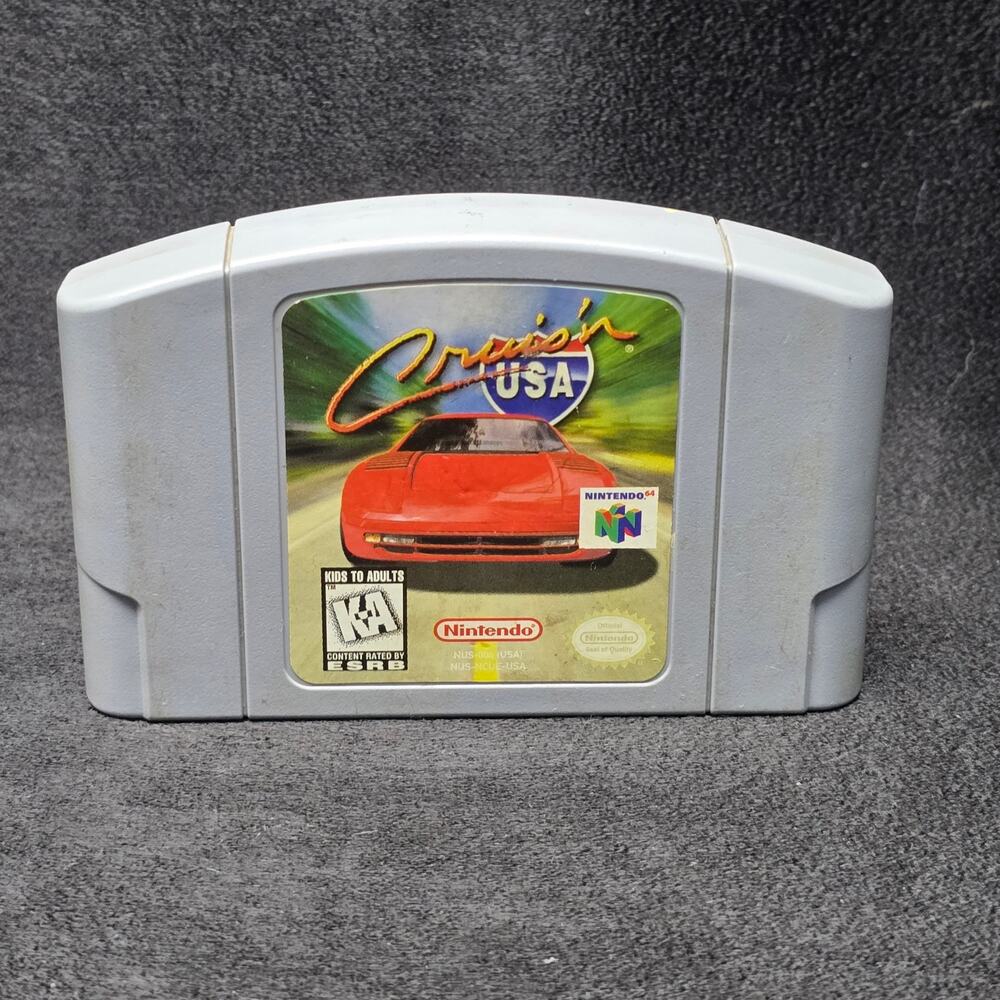 Cruis'n USA Nintendo Game N64 Gaming Cartridge